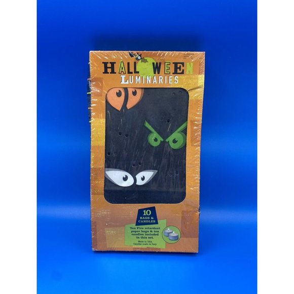 Target Other - Vintage Halloween 10 Bags & Candles Luminaries Jack-O’-Lantern Spooky Decor